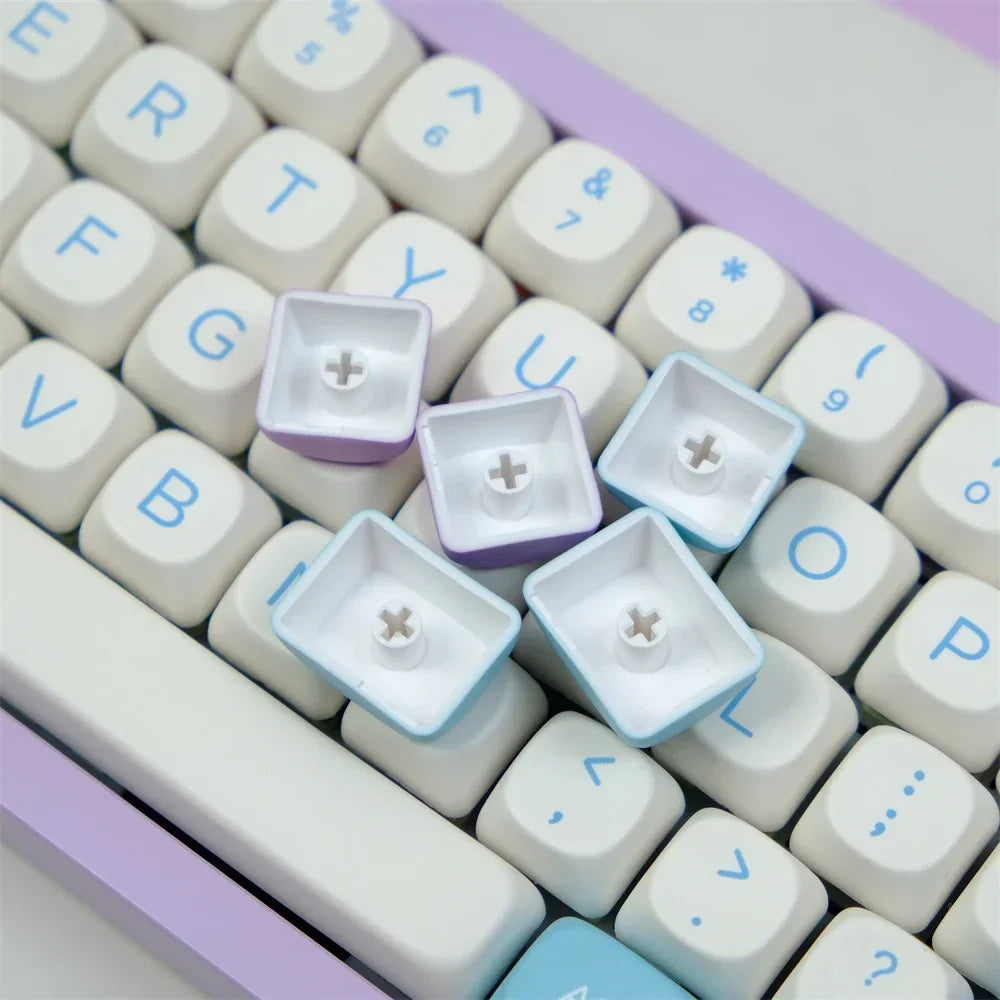 PBT Keycap 129 Key Fairy Keycaps MOA Profile Dye Sublimation Keycap For Gaming Mechanical Keyboard Keycap MX Switch MOA Key Caps