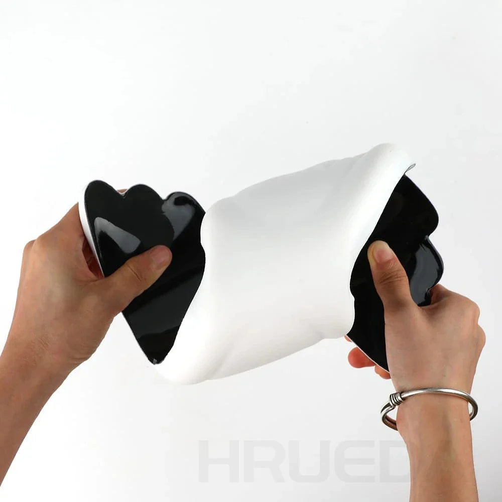 Keyboard Mouse Wrist Rest Angel Wing Memory Foam Mouse Pad Set Wrist Support Ergonomic Non-Slip for Computer Laptop Easy Typing