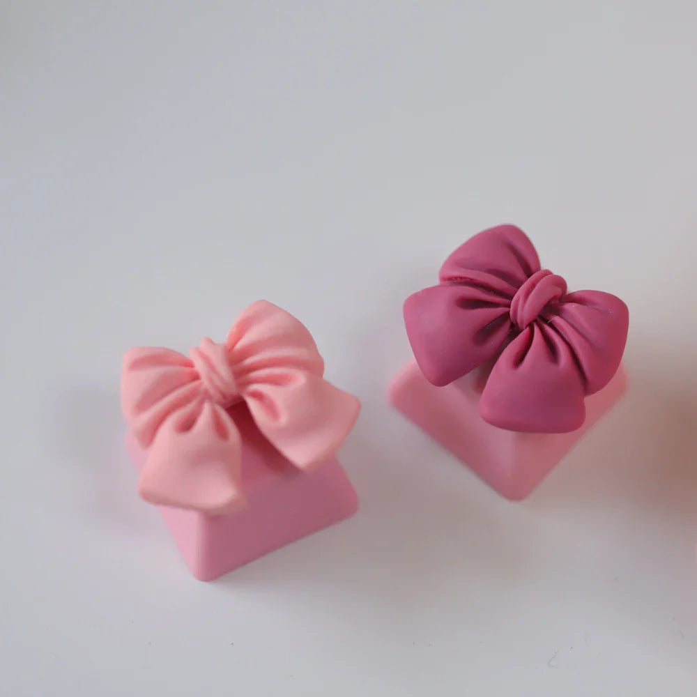 New Bowknot Cute Esc Keycap Creative Kawaii Pink Keycaps Girl Woman for OEM Profile Cherry Mx Switch Mechanical Keyboard