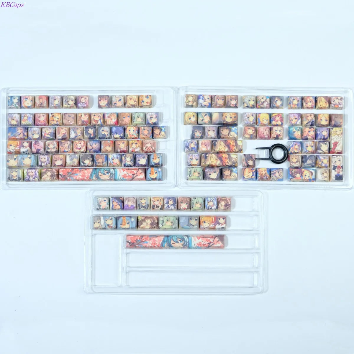 Color Anime Keycaps Personalized Customization Cartoon Anime 126 Key PBT Mechanical Keyboard Keycap MOA Profile Keycap Accessory