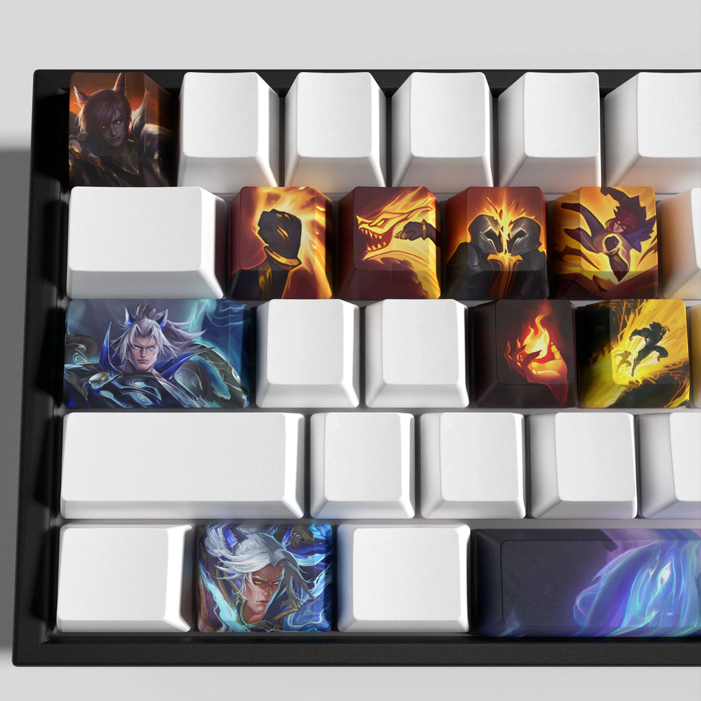 sett keycaps League of Legends keycaps  game keycaps OEM Profile 12keys PBT dye sub keycaps