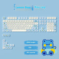 AKKO cute bear head theme keycaps PBT material two-color injection molding school office mechanical keyboard keycaps