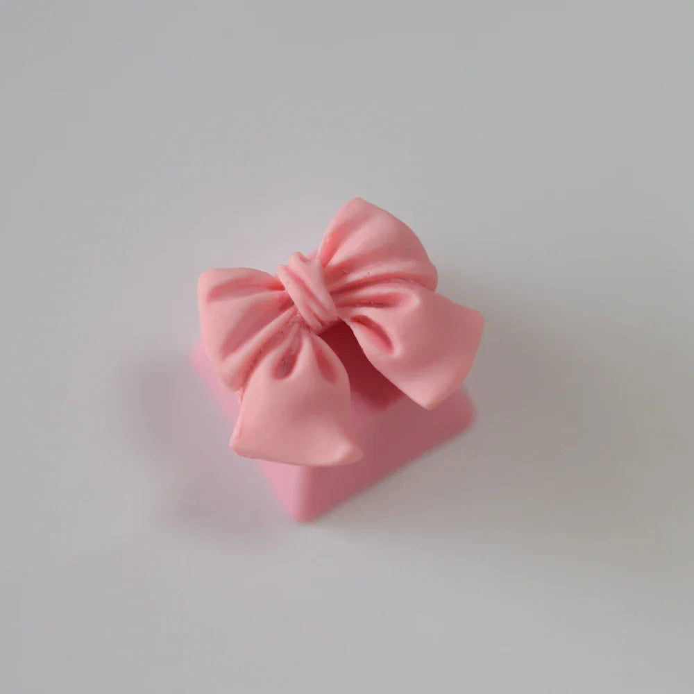 New Bowknot Cute Esc Keycap Creative Kawaii Pink Keycaps Girl Woman for OEM Profile Cherry Mx Switch Mechanical Keyboard