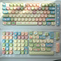 MOA Keycaps Cute Alice Keycaps Cute Keycaps 141 Keys PBT Sublimation Mechanical Keyboard Cap 2.25 U 2.75U