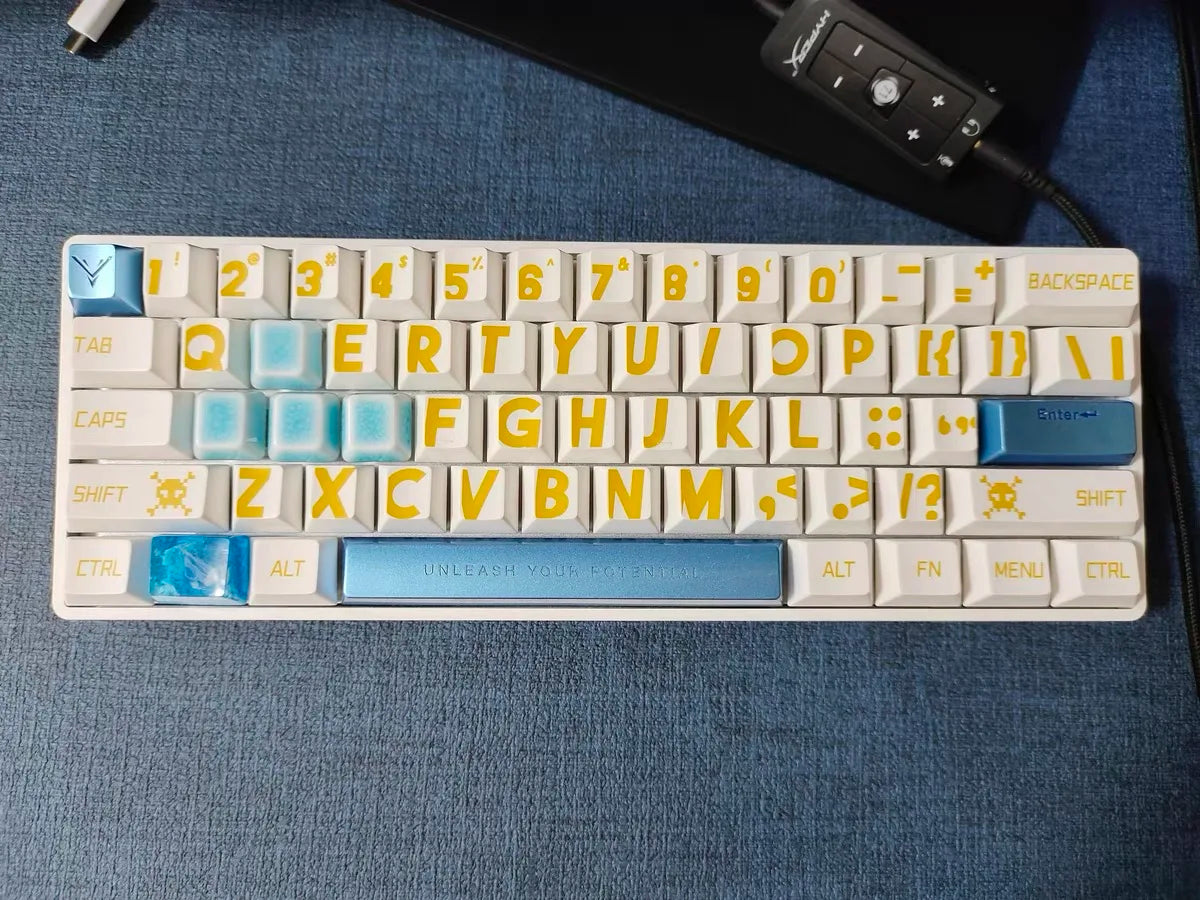 Ceramic Keycaps Smooth Glaze Translucent Mechanical Keyboard Keycaps for Arrow Keys Four Pcs Without Engraving Solid Color Cap