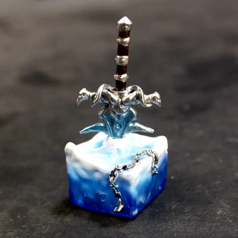 Anime Keycaps World of Warcraft Frostmourne Translucent Key Caps Mechanical Keyboard Caps Korean Keycap Game Peripheral Gifts