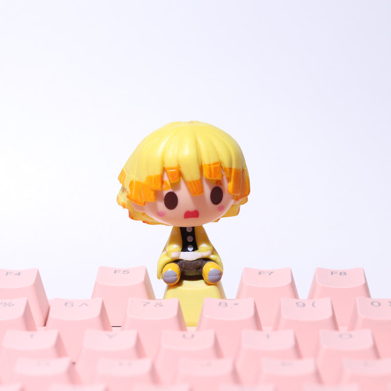 Cute Stereo Anime Keycaps For Mechanical Keyboard Caps PBT Personalized Cherry MX Artisan Custom Pink ESC Keycap