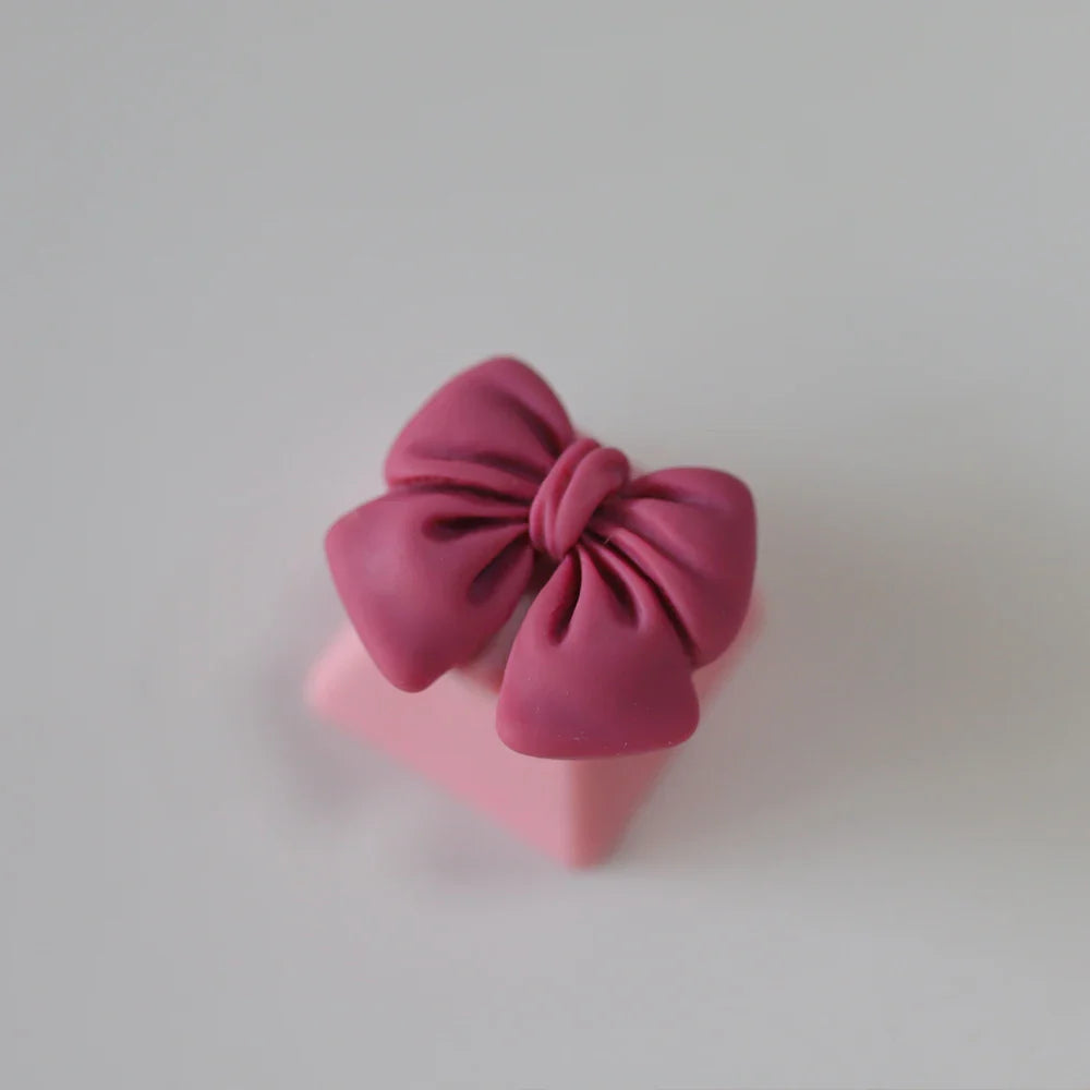 New Bowknot Cute Esc Keycap Creative Kawaii Pink Keycaps Girl Woman for OEM Profile Cherry Mx Switch Mechanical Keyboard