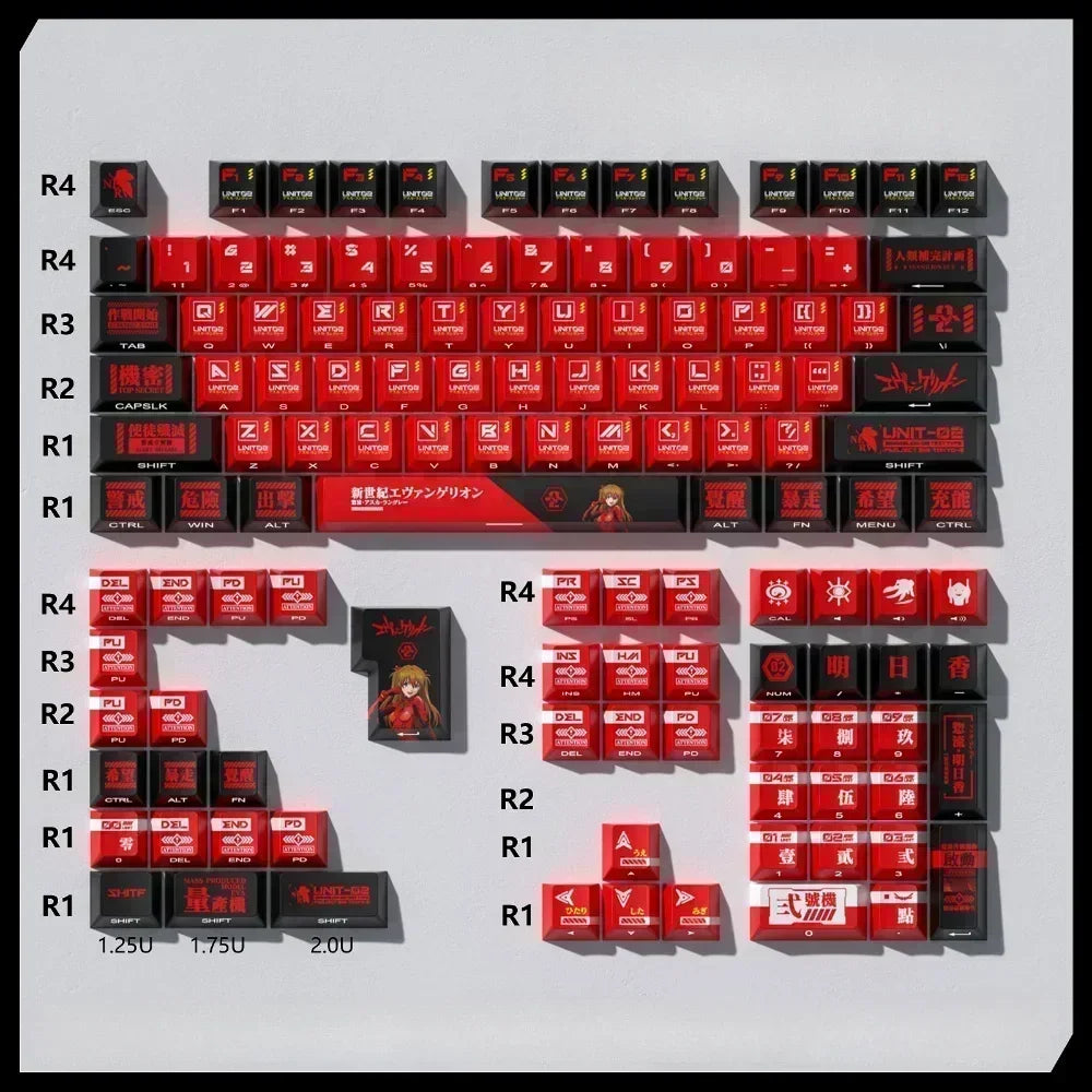 Duplex Translucent Cherry Keycap Set PBT Side Engraved for MX Switch HI75 HI8 68 F99 104 64 Wooting Mechanical Keyboards