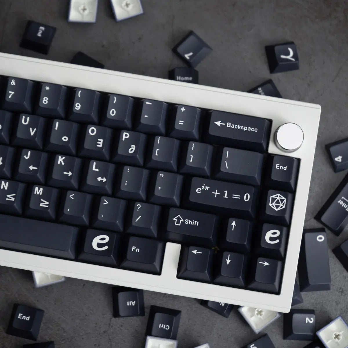 Keycaps Full Sublimation Black Compatible Mechanical Keyboard 61/87/108