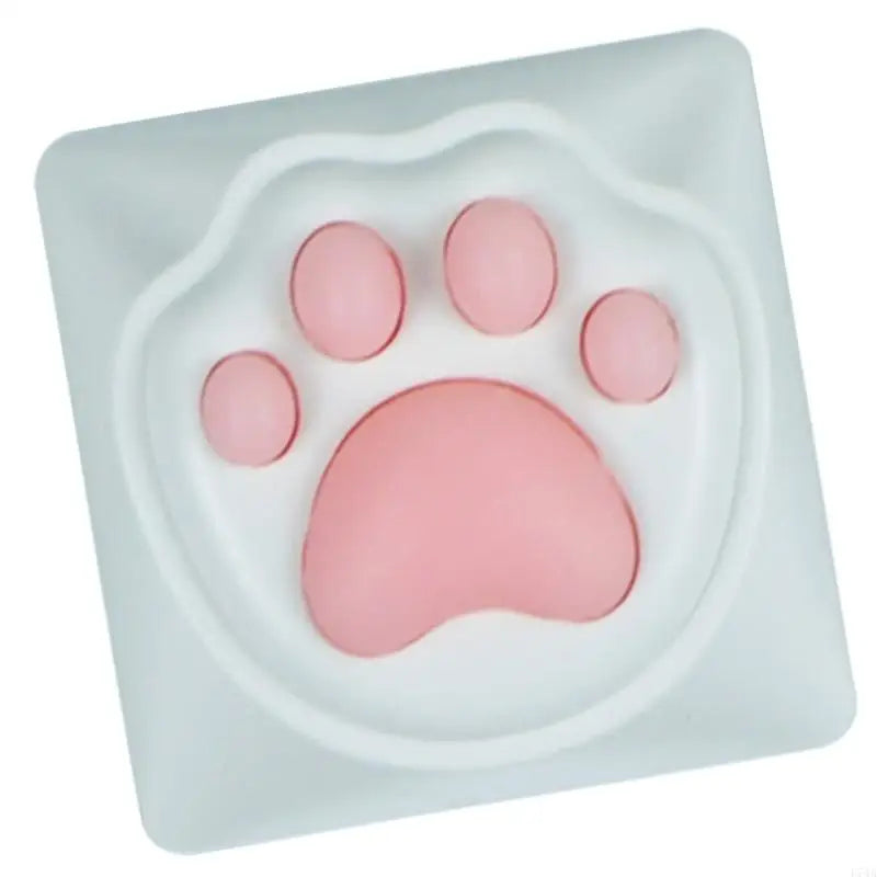 L74A Fun Keycaps for MX Mechanical Keyboards Animal Claw with Soft Silicone Pad Corrosion-Resistant Keycaps Accessories