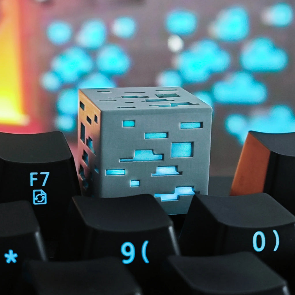 Keycap three-dimensional creative keycap mechanical keyboard transparent keycap esc ore keycap