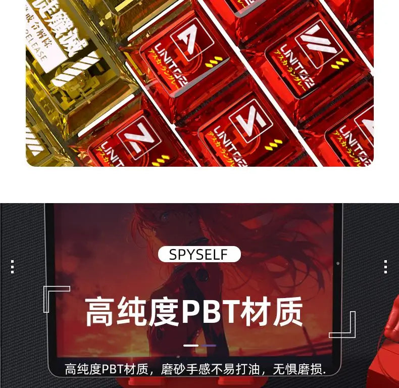Duplex Translucent Cherry Keycap Set PBT Side Engraved for MX Switch HI75 HI8 68 F99 104 64 Wooting Mechanical Keyboards