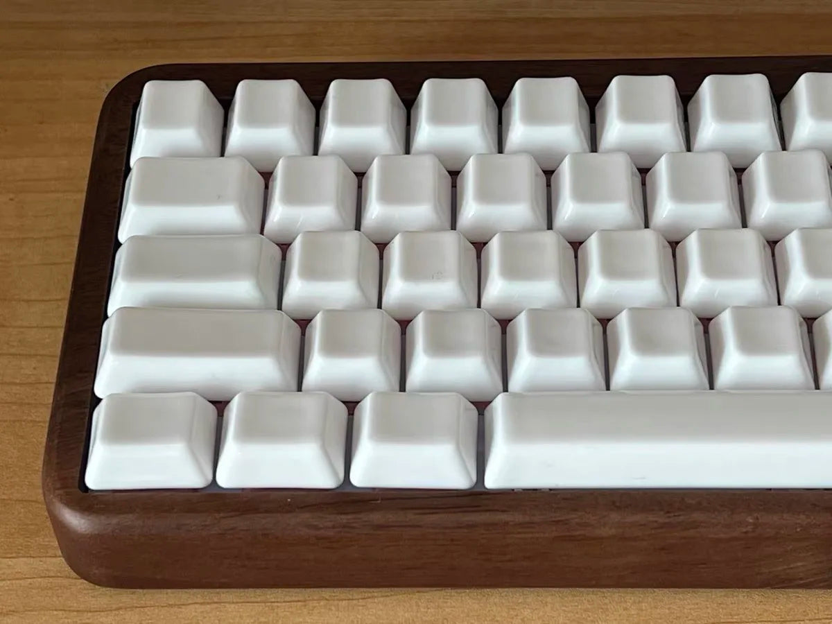 Ceramic Keycaps Smooth Glaze Translucent Mechanical Keyboard Keycaps for Arrow Keys Four Pcs Without Engraving Solid Color Cap