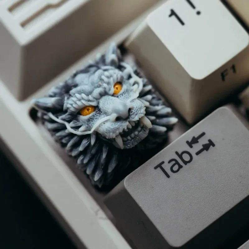 Dragon Keycap Custom 3D Handmade Resin Keycaps for Mechanical Keyboard Customized Cool Key Cap Keyboard Accessories Decoration