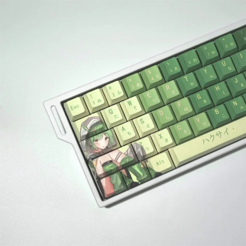 Keycaps for Keyboard with Japanese Layout Anime Keycaps PBT Dye-Sublimation Thick Keycaps Cherry Profile133 134 135Keys