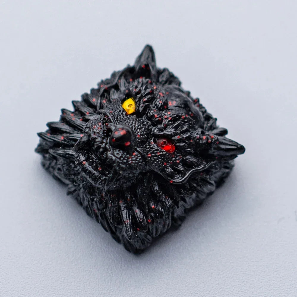 MiFuny Dragon Keycap 3D Handmade Resin Keycaps for Mechanical Keyboard Custom Cool Key Cap Keyboard Accessories Decoration Gift