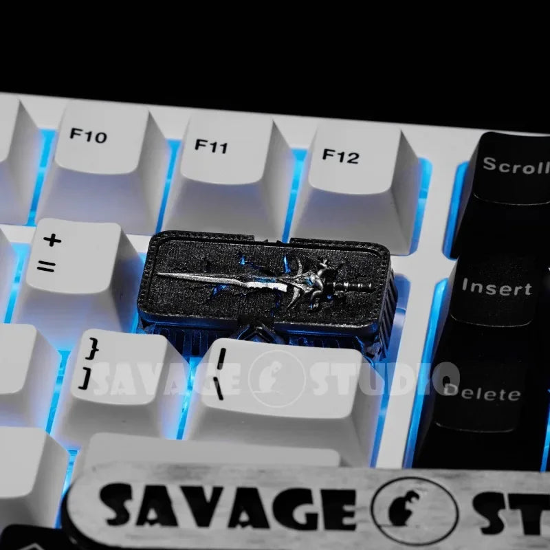World of Warcraft Frostmourne Anime Keycaps Custom Key Caps for Mechanical Keyboard Caps Korean Keycap PC Game Peripheral Gifts