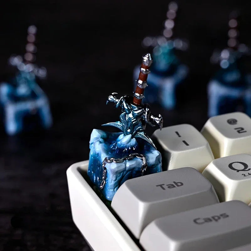 World of Warcraft Frostmourne Anime Keycaps Custom Key Caps for Mechanical Keyboard Caps Korean Keycap PC Game Peripheral Gifts