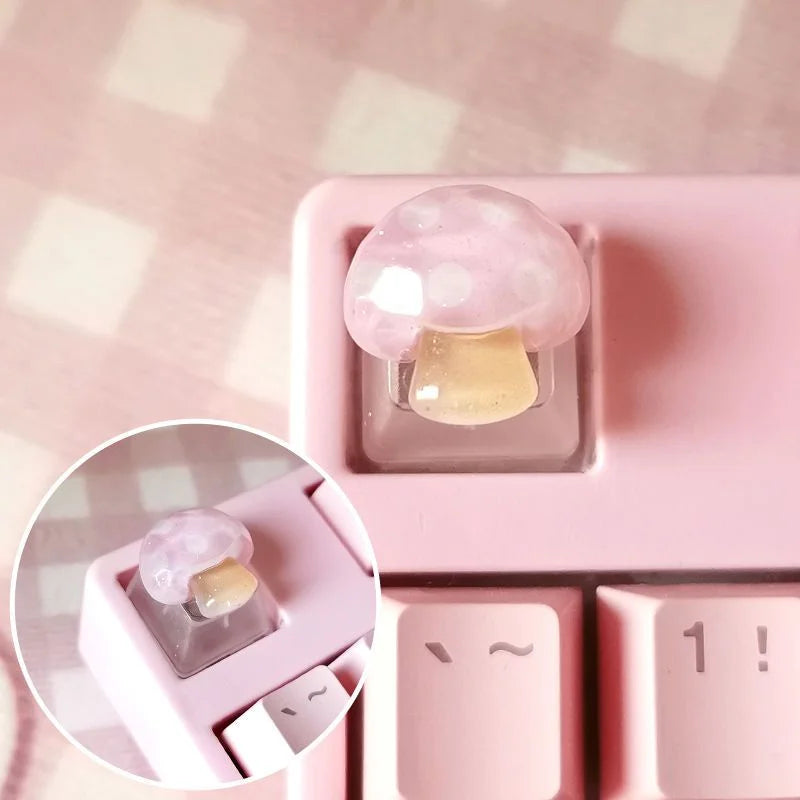 Diy Fruit Transparent Keycap for Cherry Axis Mechanical Keyboard Special Pink Strawberry Peach ESC Supplement OEM R4 Keycap