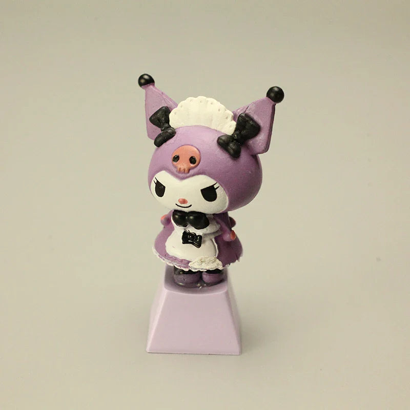 New Sanrio mMechanical 3D Keycap Game Keyboard Accessories Kuromi Melody Cartoon Cute Single Personality Keycap Enter Key
