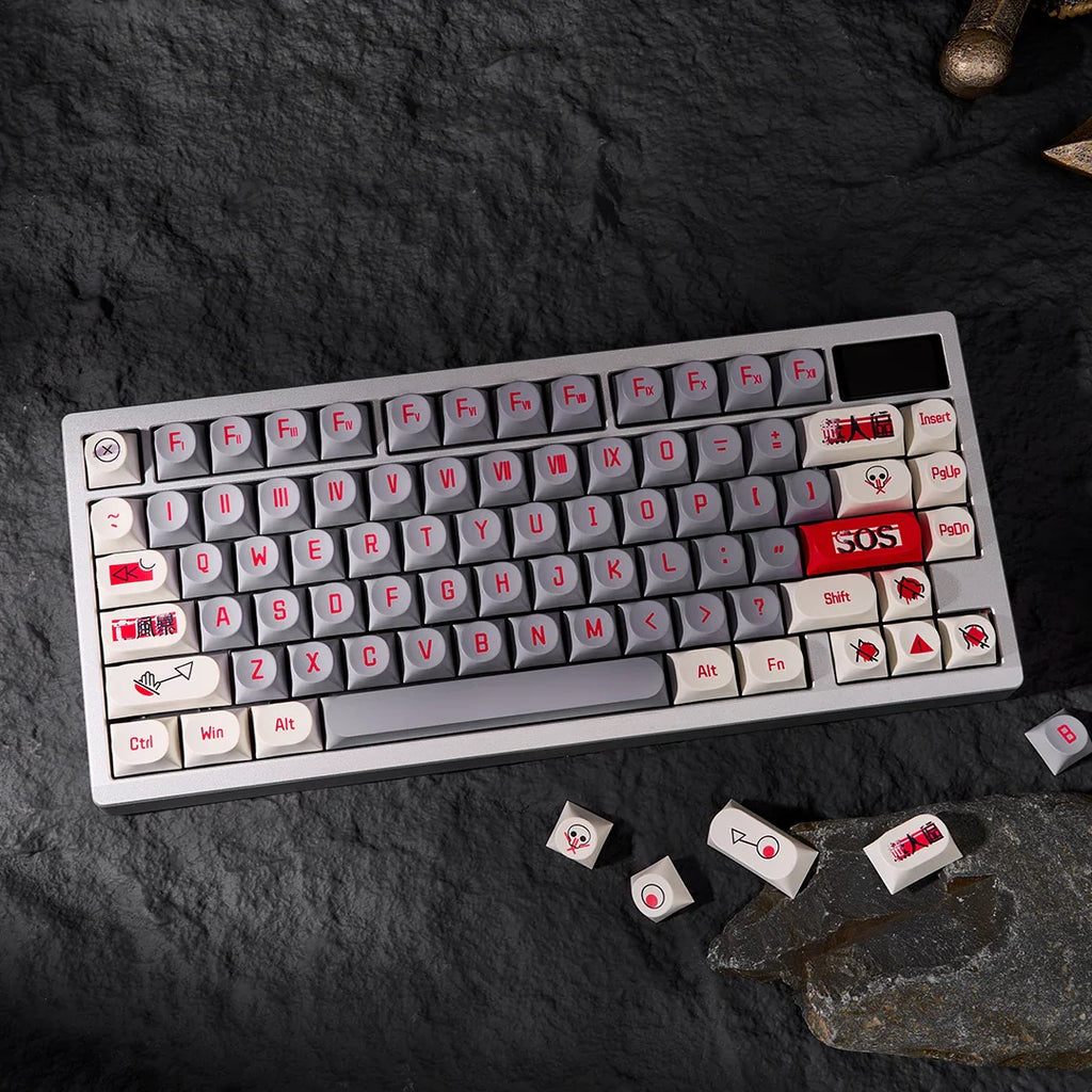 Transparent Keycaps PC 170 Keys Set for Mechanical Keyboard Keycap Accessories Personalized Customization DDA Profile Keycaps