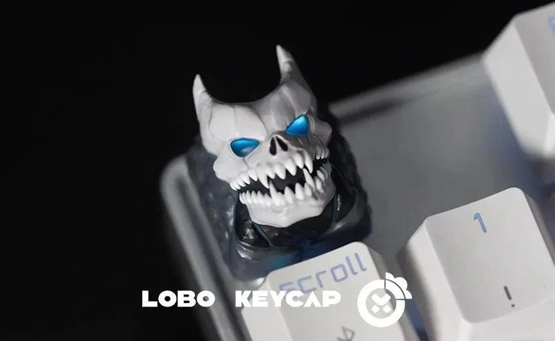 Kaiju No.8 Artisan Keycap Custom Ghost Anime 3d Keyboard Key Caps Esc Point Resin Key Caps Mechanical Keyboard Game Accessories