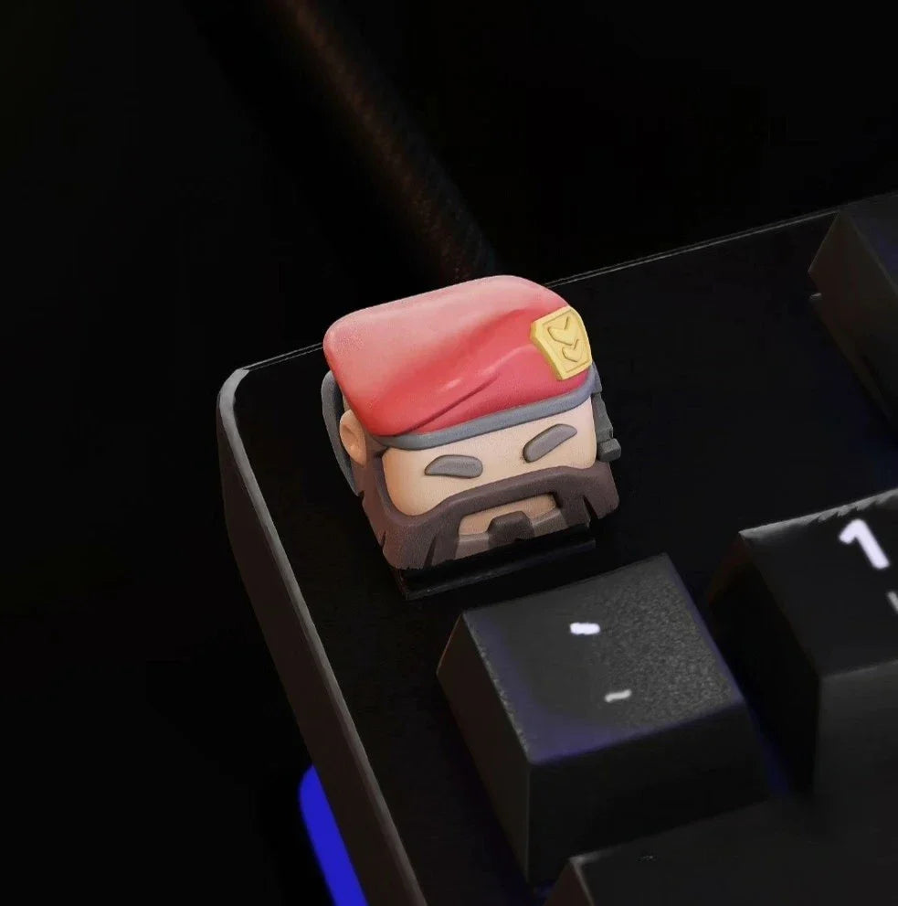 Valorant Keycap Gekko Wingman Anime Keycap Original Resin Keyboard Cap Custom Artisan Key Cap for Mechanical Keyboard Gamer Gift