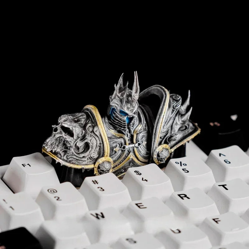 World of Warcraft Frostmourne Anime Keycaps Lich King Translucent Key Caps Mechanical Keyboard Caps Korean Keycap PC Gamer Gifts
