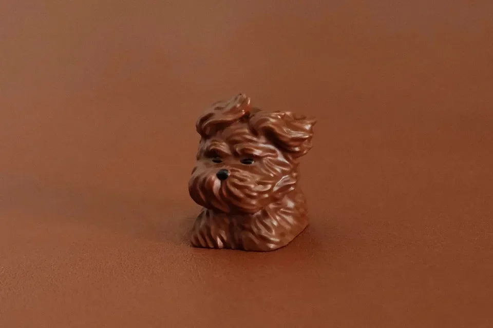 Cute Animal Resin Keycap Wind Blown Puppy Customized Key Caps MX Switch Keycaps for Mechanical Keyboard Caps PC Accessories Gift