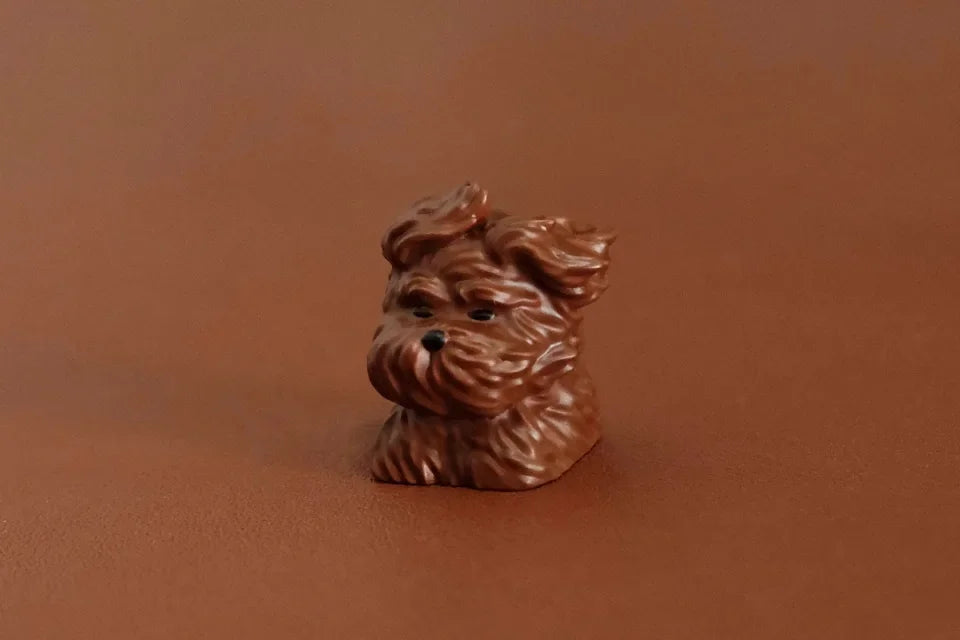 Cute Animal Resin Keycap Wind Blown Puppy Customized Key Caps MX Switch Keycaps for Mechanical Keyboard Caps PC Accessories Gift