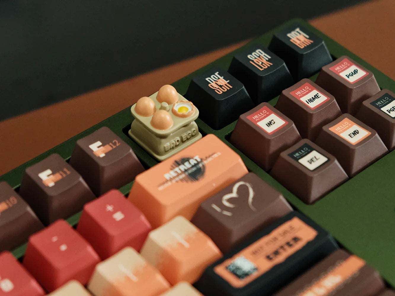 Egg Key Cap Resin 3D Artisan Keycap Cute Original Cartoon Keyboard Caps Custom Keycaps for Mechanical Keyboard Accessories Gift