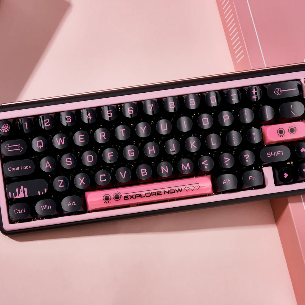 Transparent Keycaps PC 170 Keys Set for Mechanical Keyboard Keycap Accessories Personalized Customization DDA Profile Keycaps