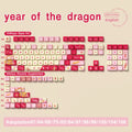 Lucky Dragon Year Theme Keycaps MDA Profile Personalized Keycap For Mechanical Keyboard with 7U and ISO key cap