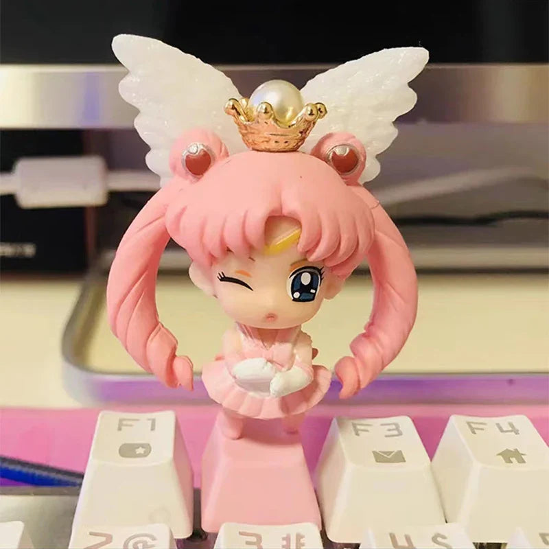 Handmade Customized PBT Keycaps Personality Mechanical Keyboard Keycap Beautiful Girl Cartoon Anime Modeling Keycaps ESC Key