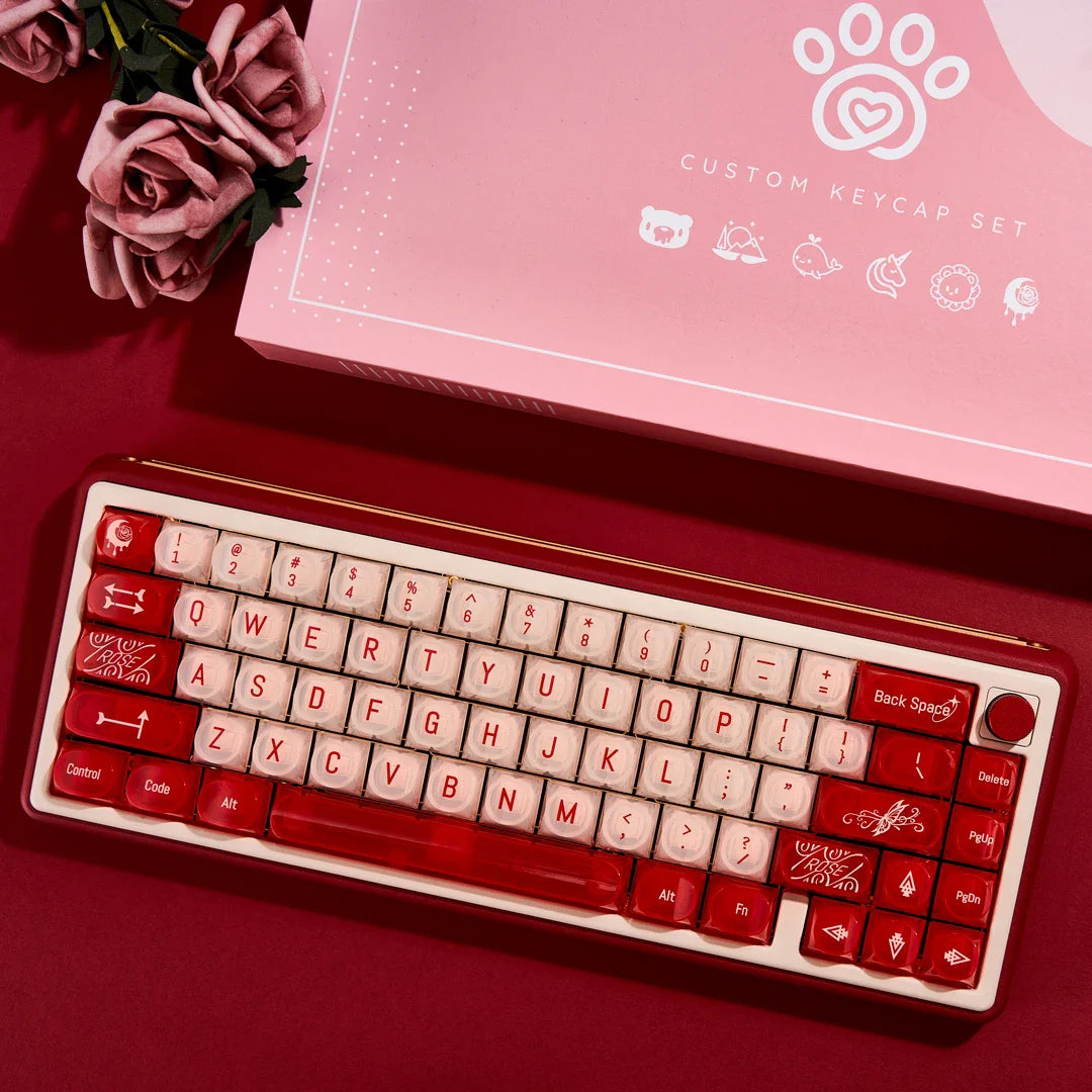 Transparent Keycaps PC 170 Keys Set for Mechanical Keyboard Keycap Accessories Personalized Customization DDA Profile Keycaps