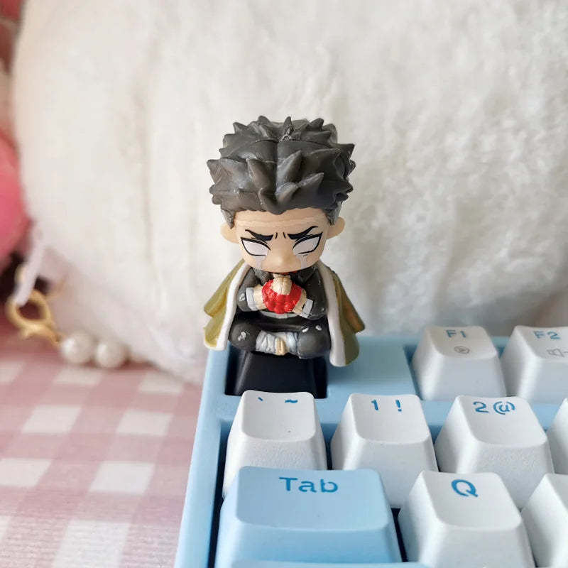 Demon Slayer Custom 3D Keycaps for Mechanical Keyboard - Cute Anime Game Accessories Decoration Gift