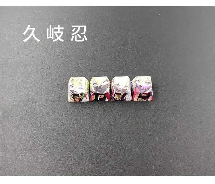 Cartoon Anime Genshin Impact Keycap zhongli Mechanical keyboard replacement key R4 PBT thermal sublimation Cherry OEM height