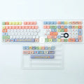 GMK Smiling Face Keycaps PBT Dye Sublimation Key Cap 129 Keys MOA Profile Keycap for Mx Switch DIY Gaming Mechanical Keyboard