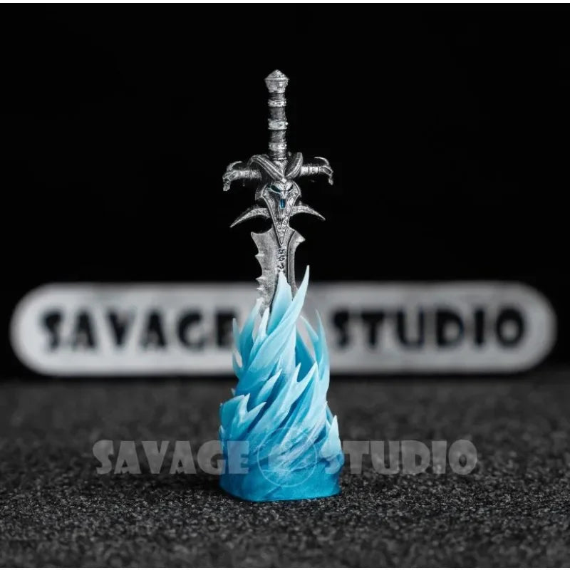 World of Warcraft Frostmourne Anime Keycaps Custom Key Caps for Mechanical Keyboard Caps Korean Keycap PC Game Peripheral Gifts