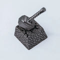 Keycaps 2In1 Resin Thor Hammer For MX Switch Mechanical Classic Retro Transparent Key Cap Suit Esc Button Personalized Keycaps