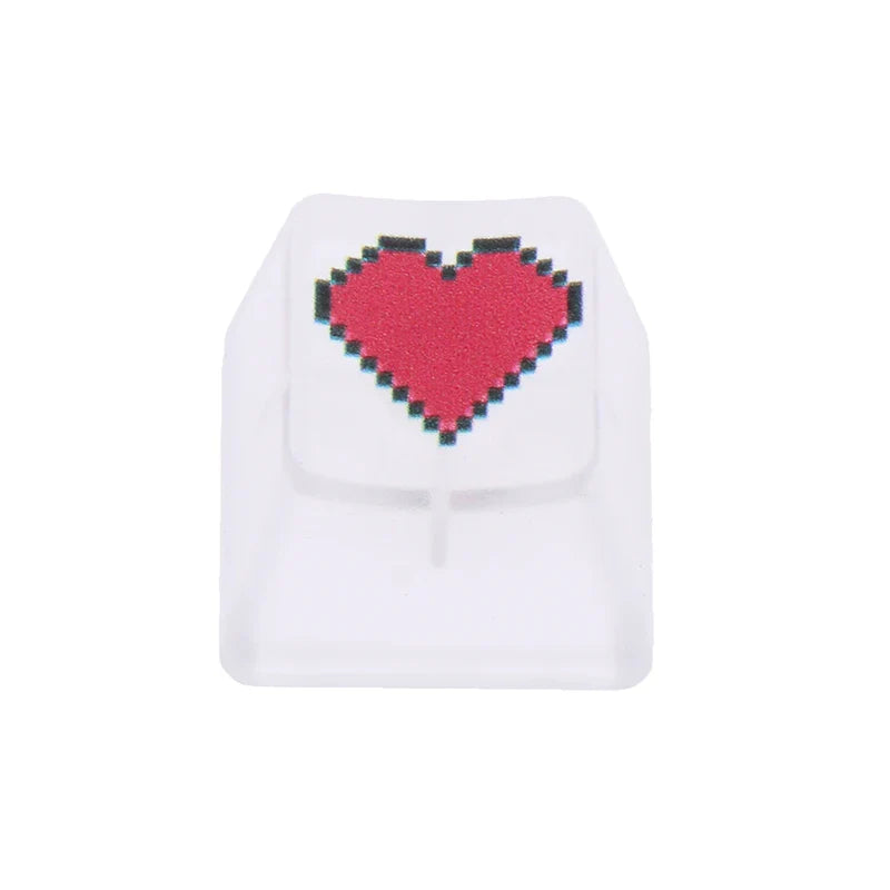 Heart Shape Computer Keyboard Keycaps For Esc Key Caps For Mechanical Gaming Keyboard Profile ABS Computer Key Cap