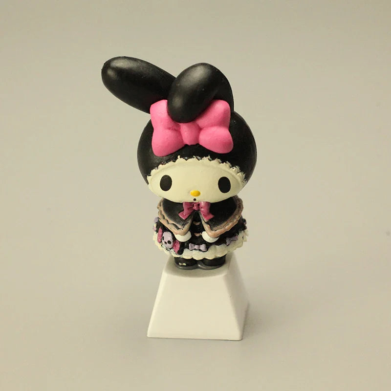 New Sanrio mMechanical 3D Keycap Game Keyboard Accessories Kuromi Melody Cartoon Cute Single Personality Keycap Enter Key