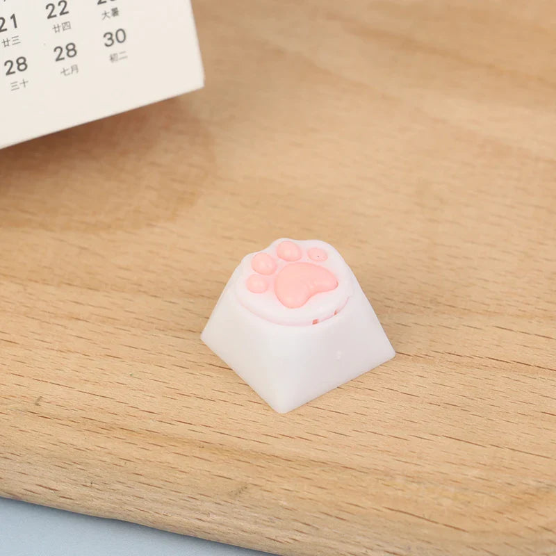 Cute Cat Paw  Keycap For Mechanical Keyboard ABS Animal Keycaps Key Cap Cherry Mx Switch Alice80 JJK84 IK75 PRO Etc